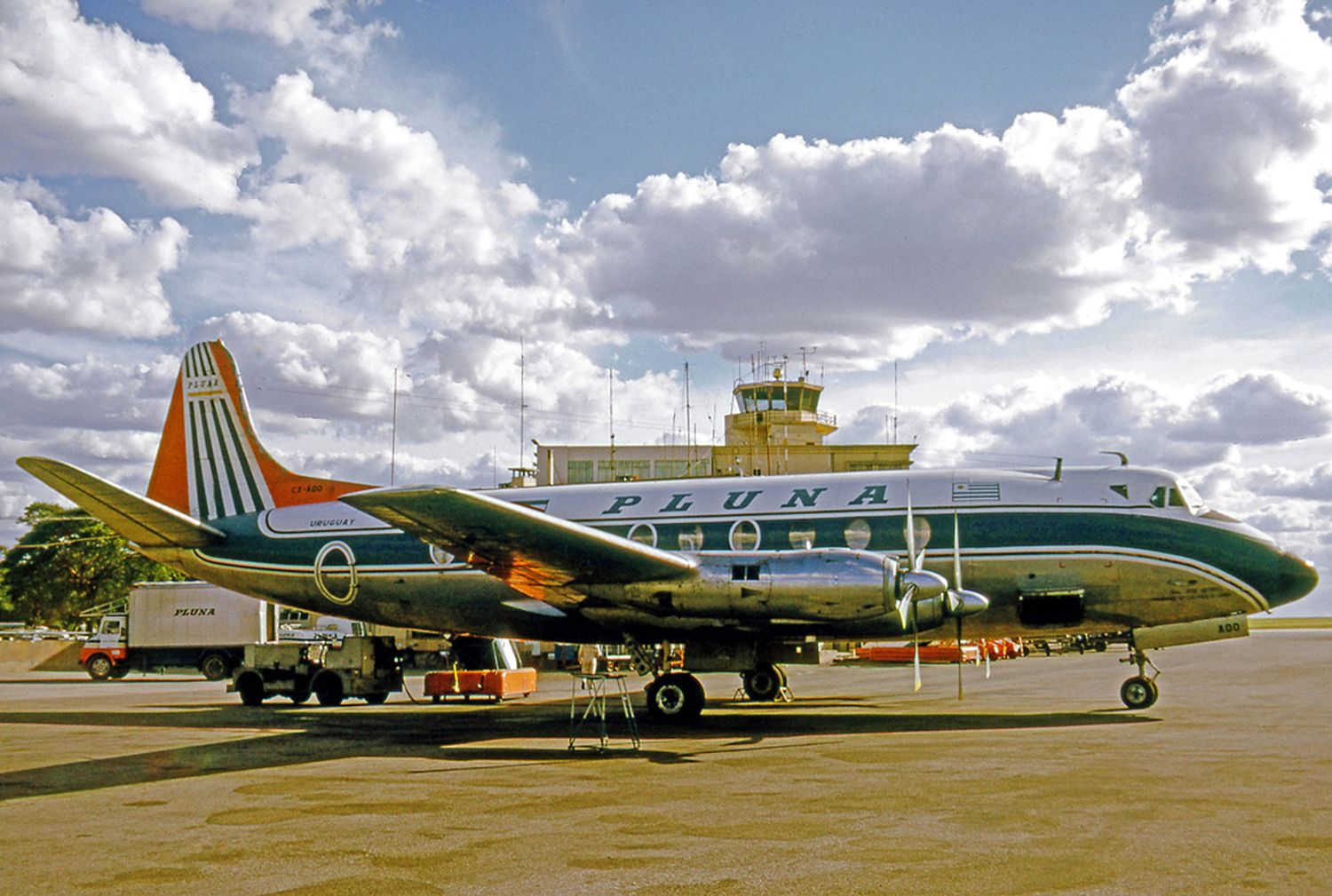 #TBT: PLUNA international routes to and from Uruguay in 1970
