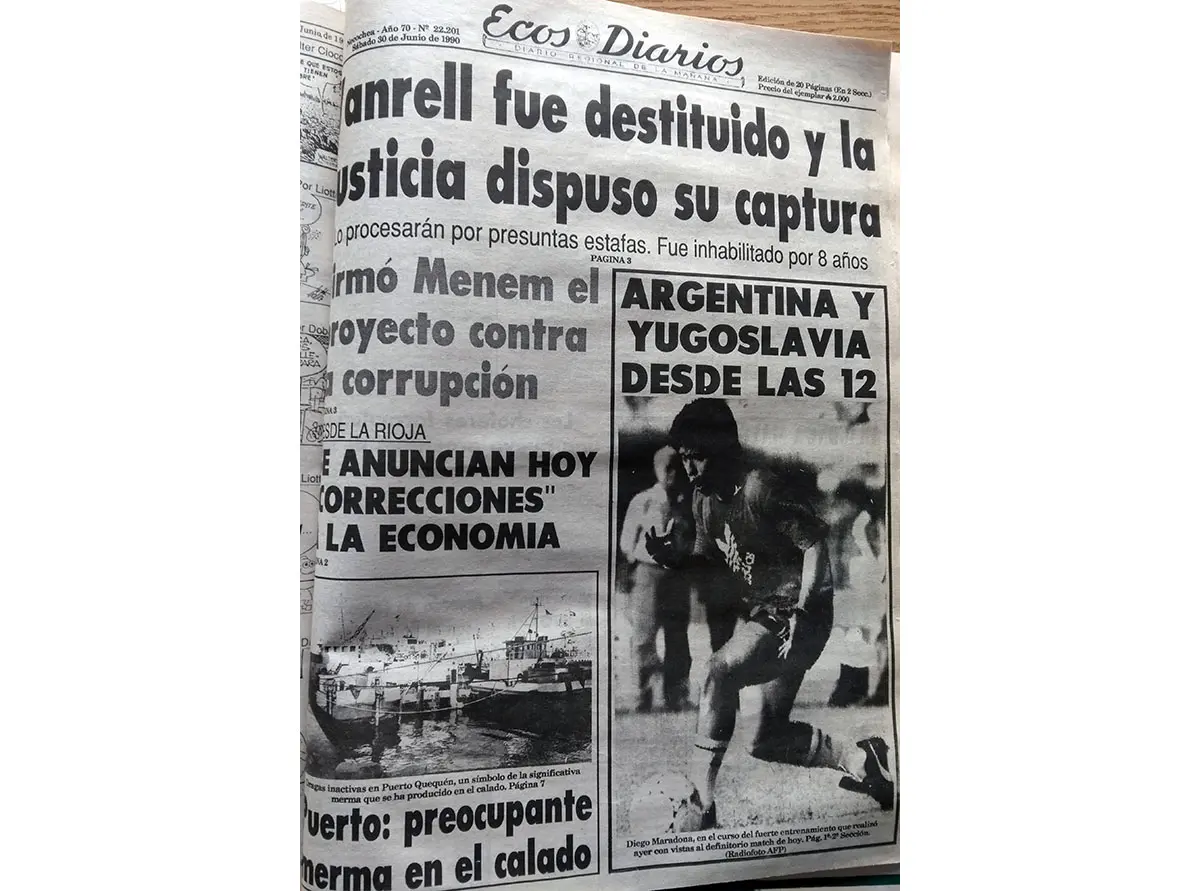 Sábado 30 de junio de 1990