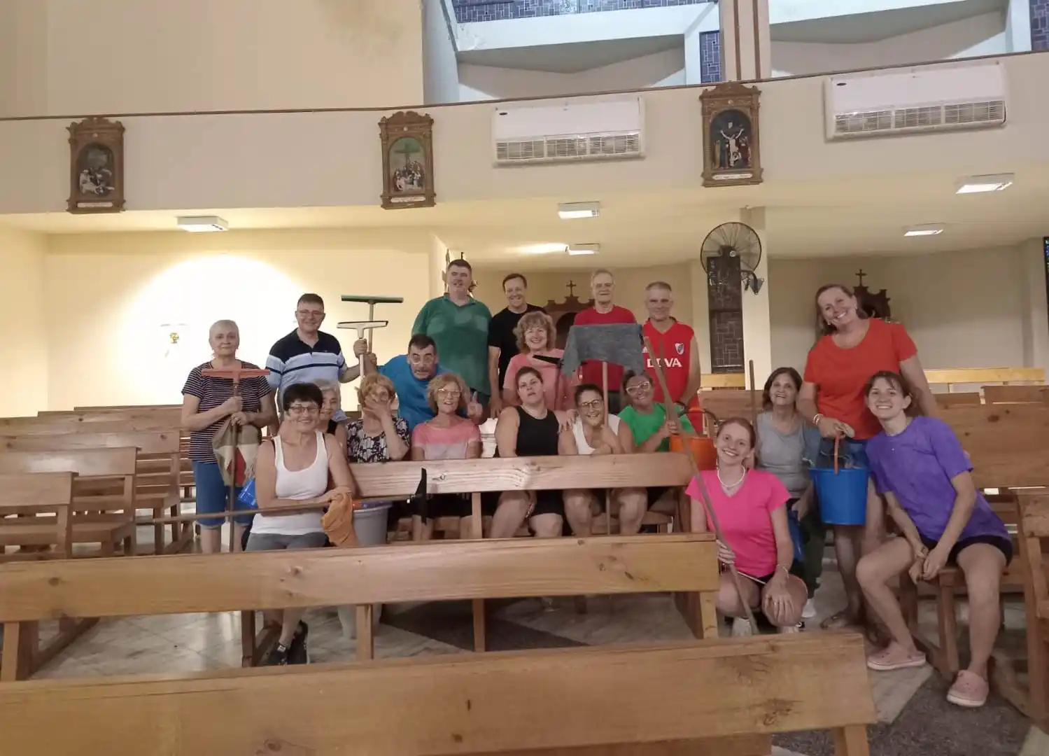 Solidaridad en acción. El grupo de voluntarios de los jueves.