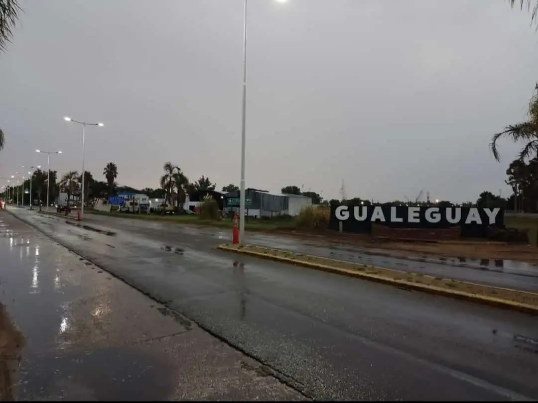 La lluvia trae alivio a Gualeguay y la zona