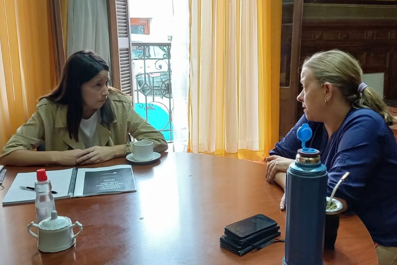 Rubattino mantuvo una reunión con la intendente