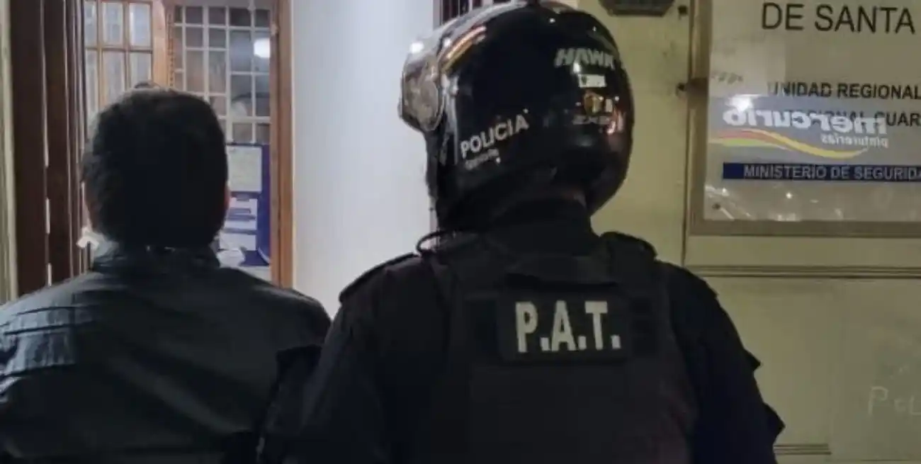 Detuvieron a un hombre por golpear al empleado de seguridad de una clínica