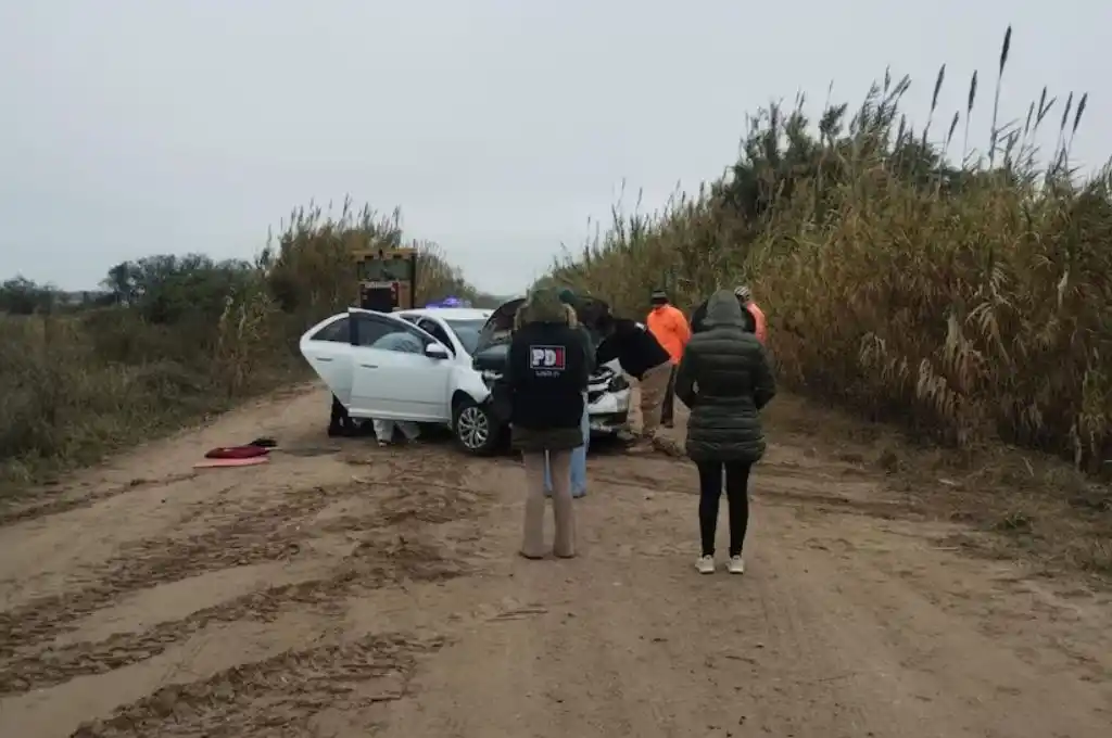 Zona donde fue encontrado el cuerpo sin vida