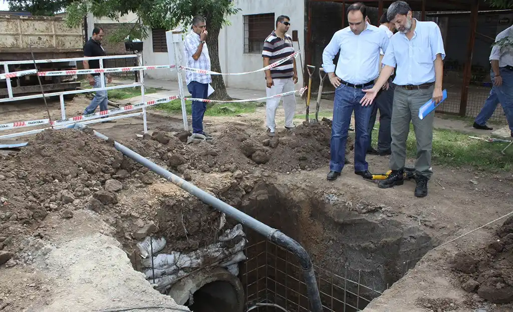 Liceo Norte: tramo final para las obras del desagüe en calle Larguía