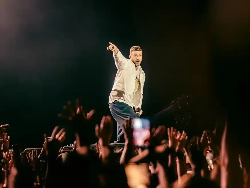 Justin Timberlake Fue el encargardo de dar cierre a la jornada de conciertos, en su demorado debut en el país. Foto: Gentileza DF Entertainment