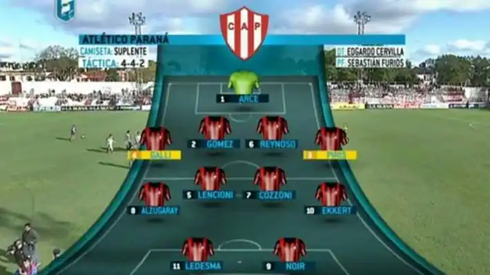 Atlético Paraná, ¿Con la camiseta de Patronato?