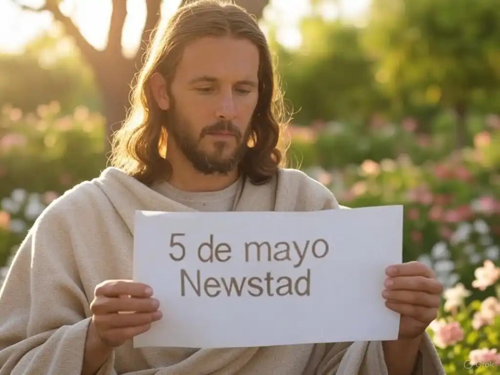 Santoral. Francisco, leyendo el Santoral del 5 de mayo.