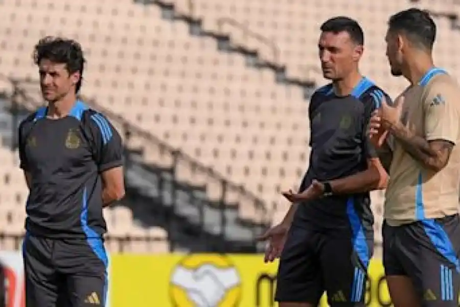 La Selección Argentina realiza su último entrenamiento pensando en Chile