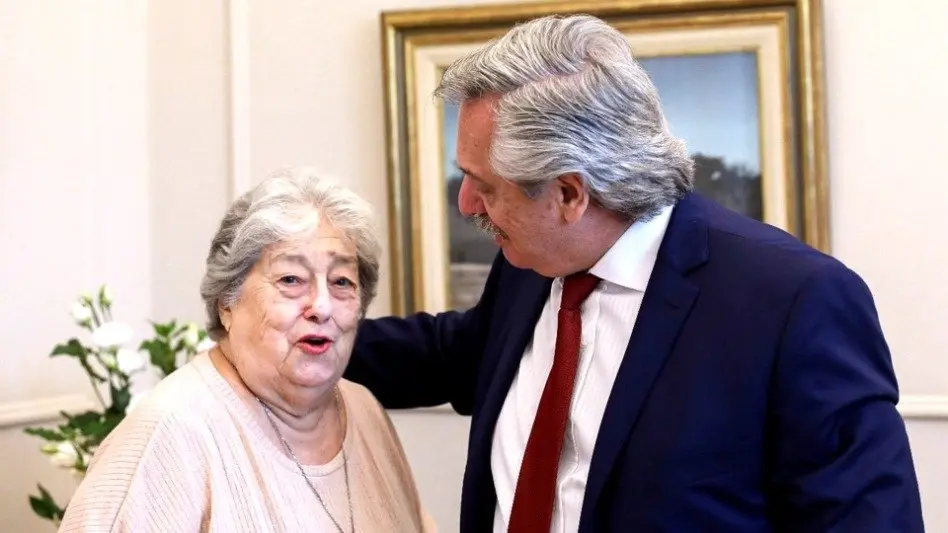 Alberto Fernández despidió a Hebe de Bonafini y decretó tres días de duelo nacional