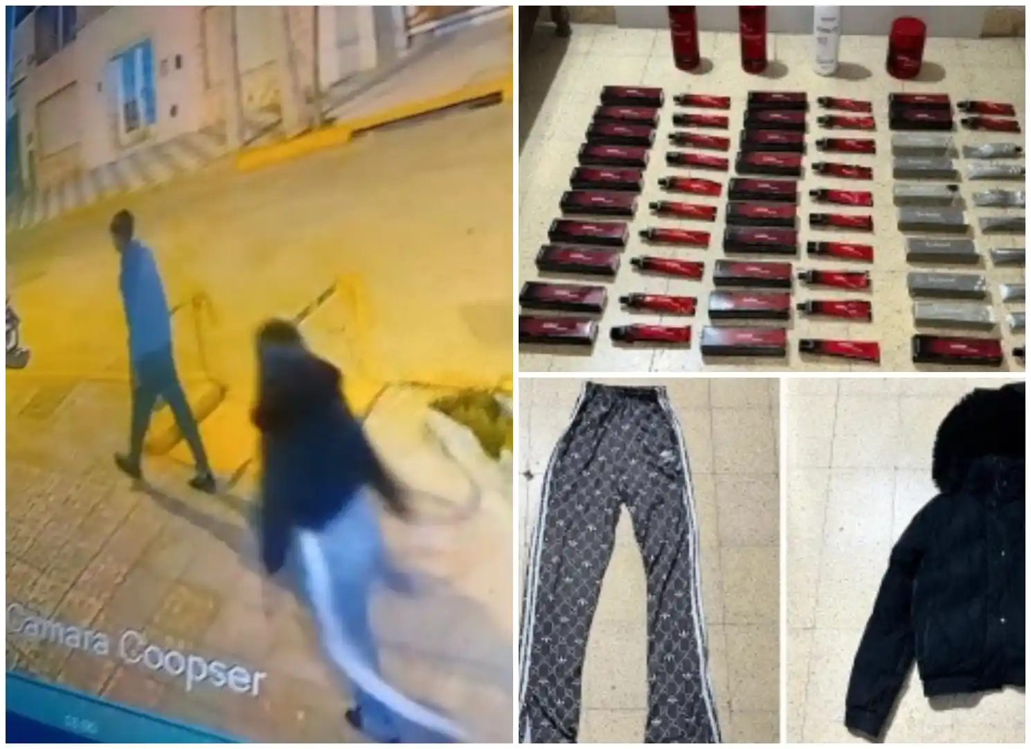 El robo fue esclarecido gracias a las cámaras de seguridad.