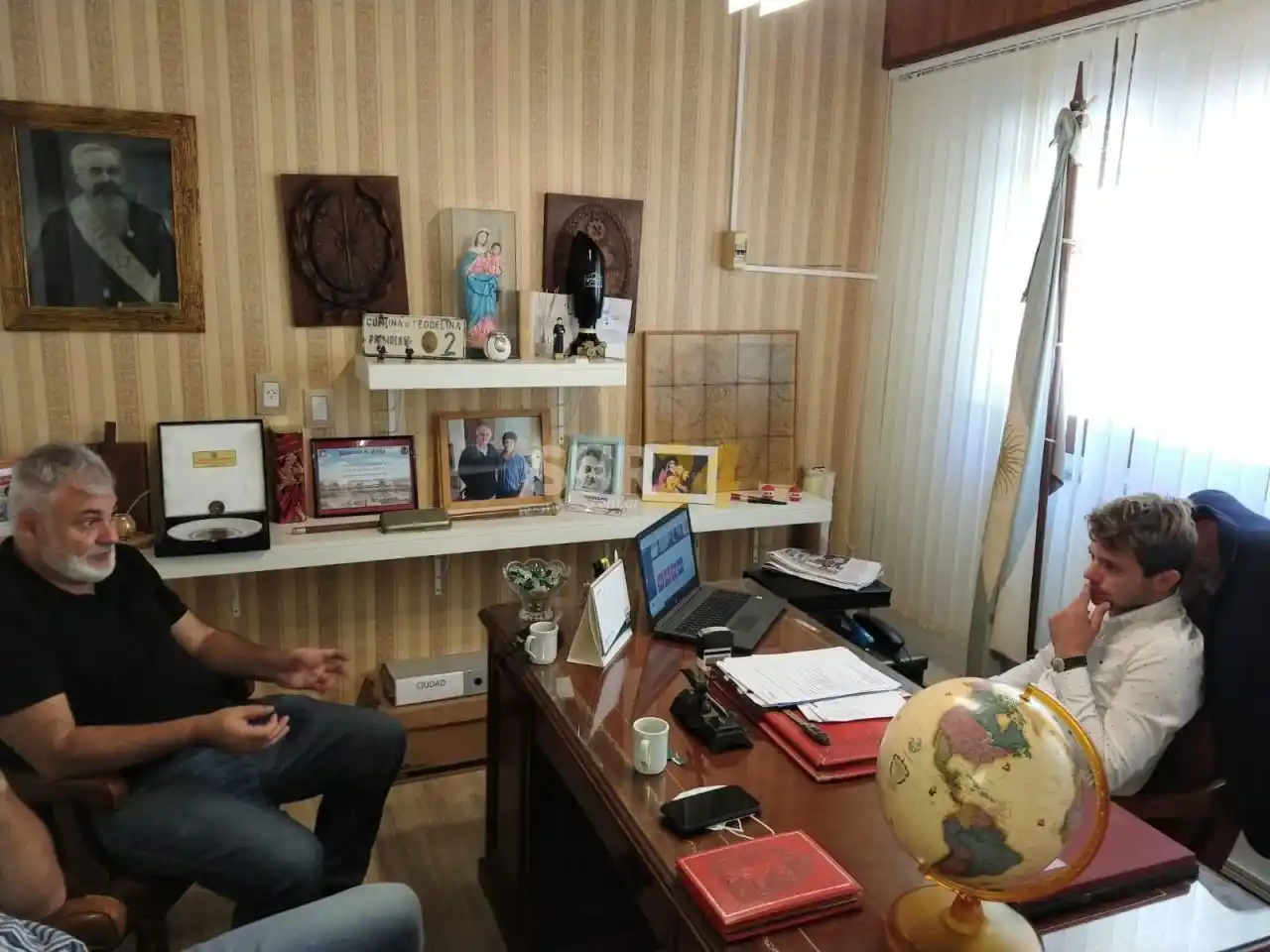 Miguel Pedrola visitó Teodelina para conocer las demandas de los vecinos