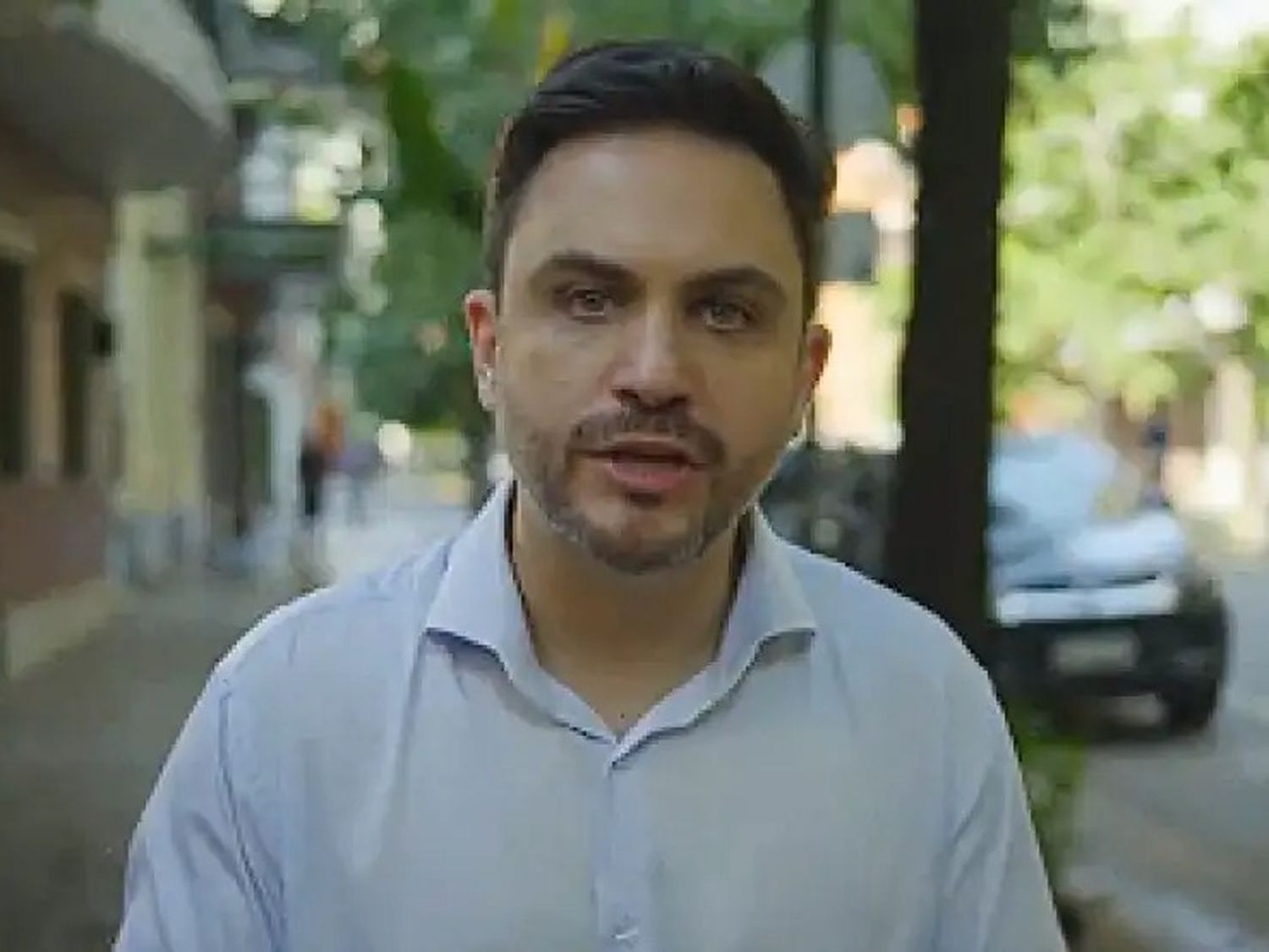 Marra, en el video en el que lanzó su candidatura a legislador en la Ciudad con la Ucedé.