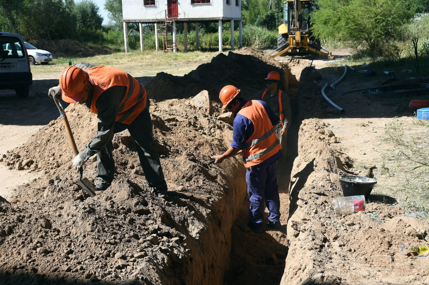 Avanza la obra para dotar de agua potable a Colastiné Sur