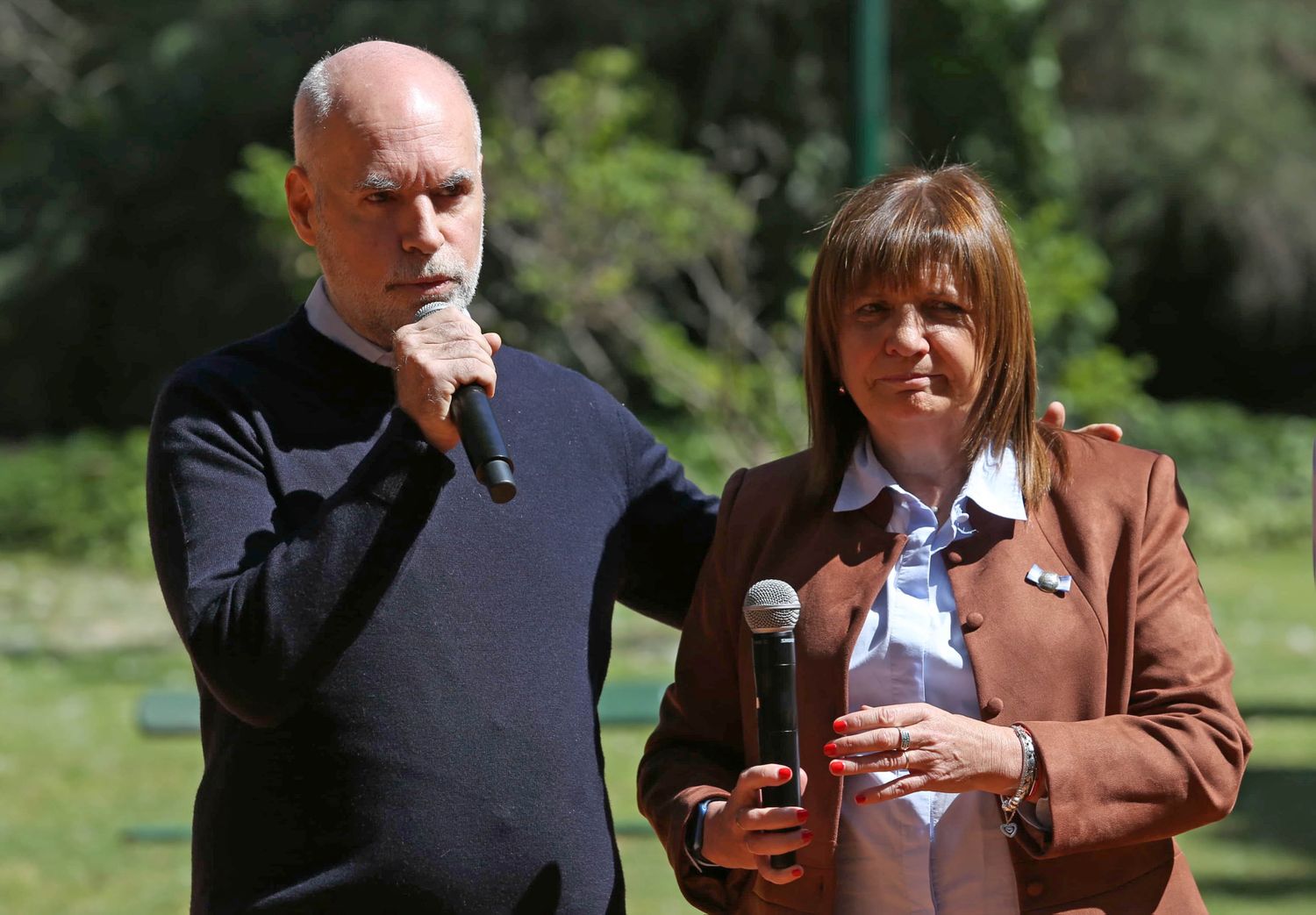 Horacio Rodríguez Larreta y Patricia Bullrich.