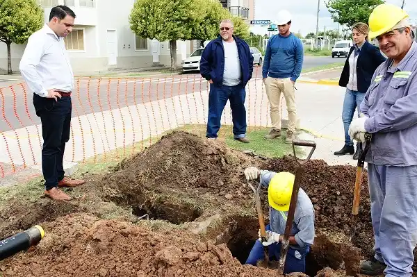 El Municipio explicó por qué pidió parar las obras del gas a Pueblo Belgrano