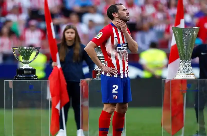 El Atlético Madrid se despidió de Godín