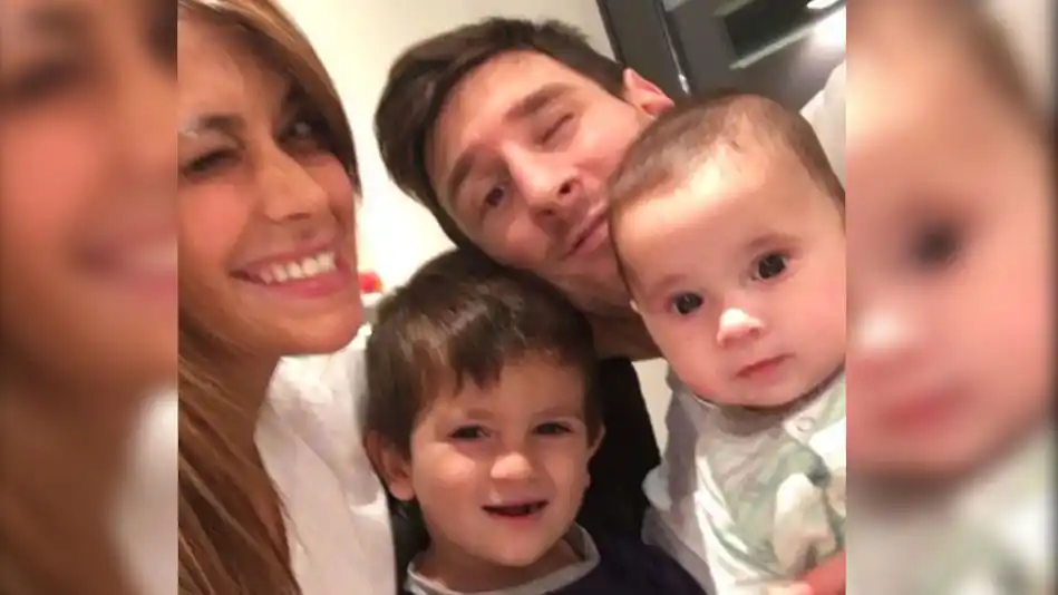 Los primeros pasos de Mateo Messi