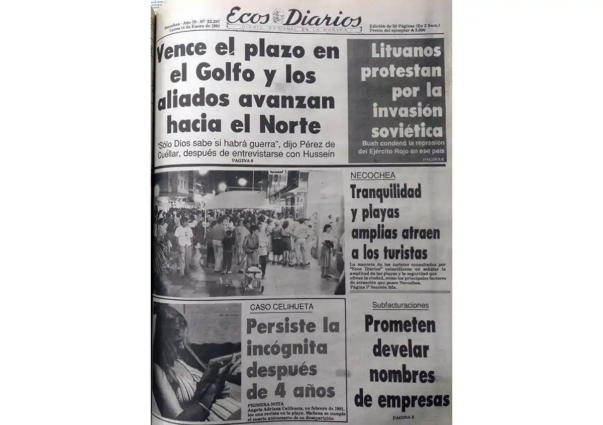 Lunes 14 de enero de 1990