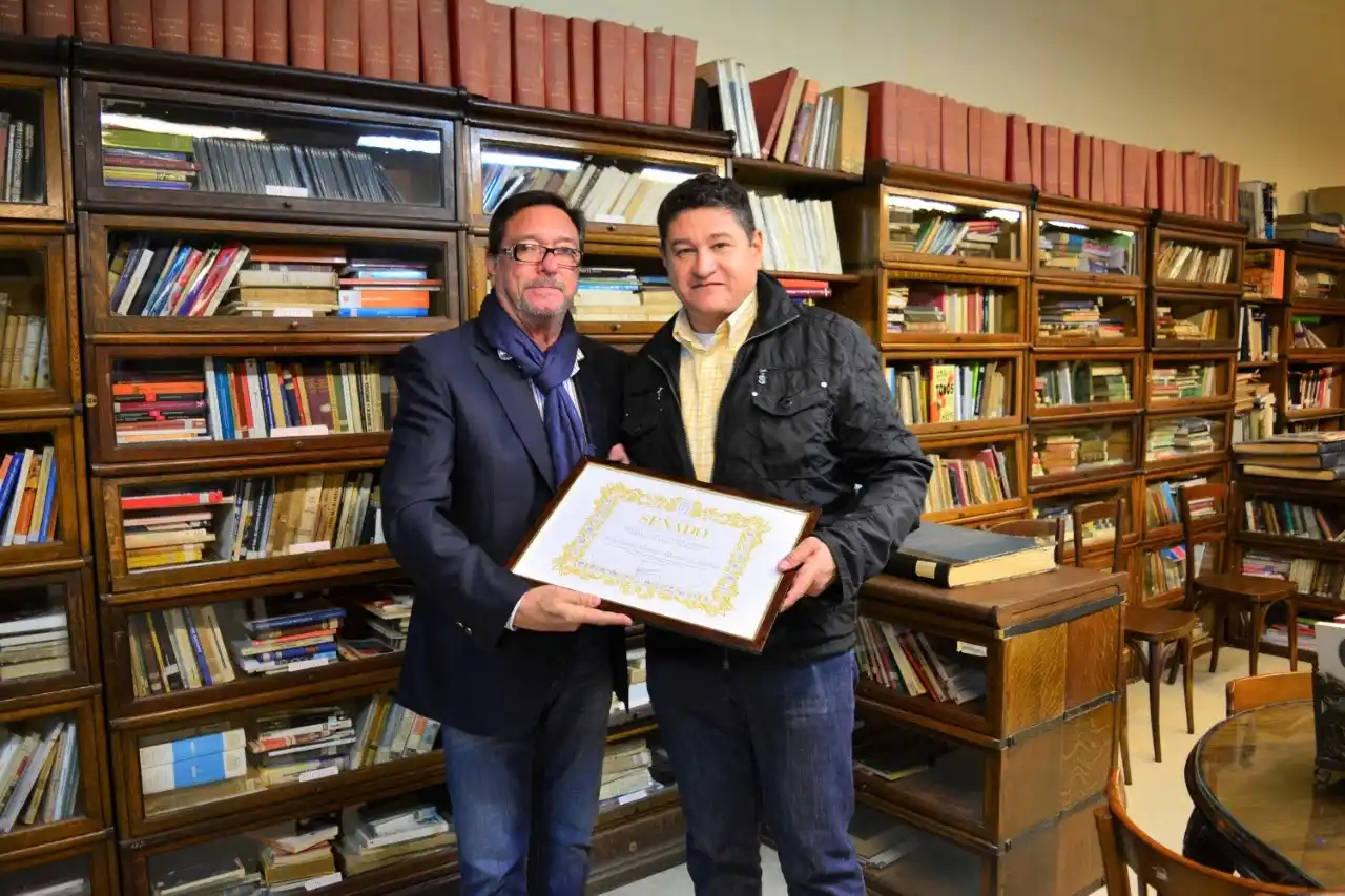 El Senado Nacional distinguió a Caballero con la "Mención de Honor al Valor Científico"