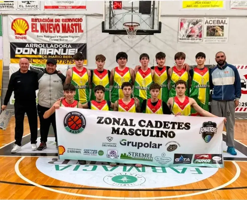La Selección Tresarroyense de básquet U15 debutó en el Zonal de Suárez