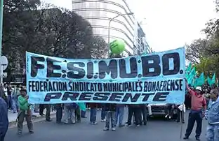 Municipales bonaerenses cumplen 24 horas de paro
