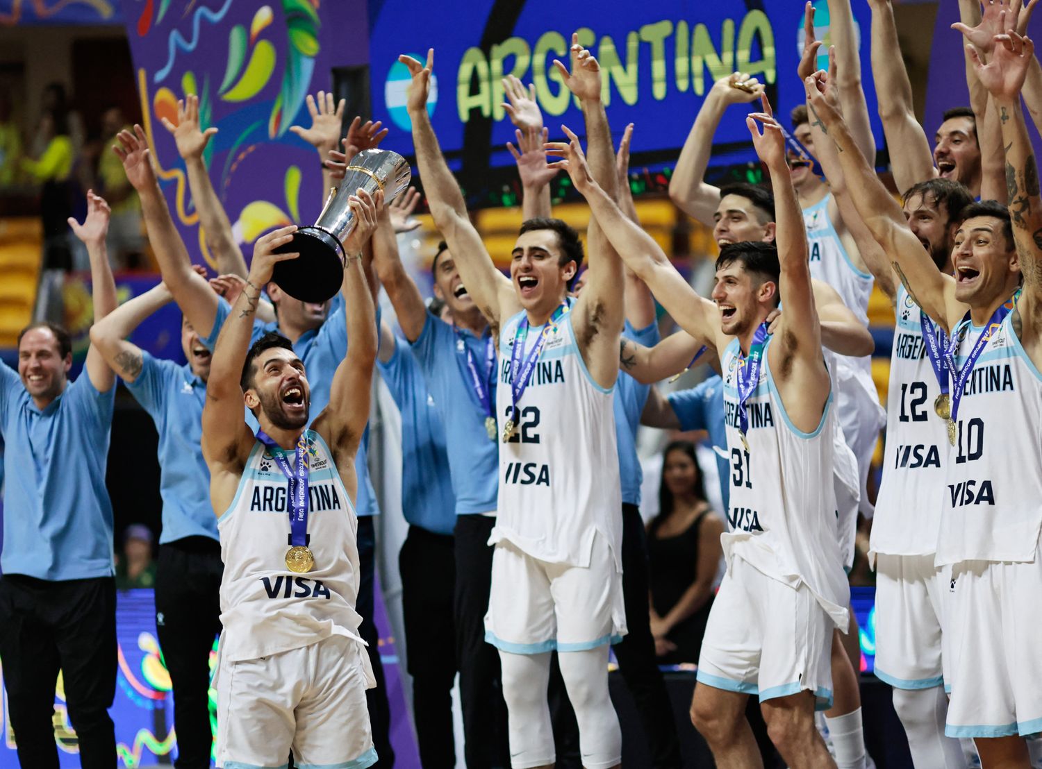 Argentina mostró carácter y festejó el título ante Brasil