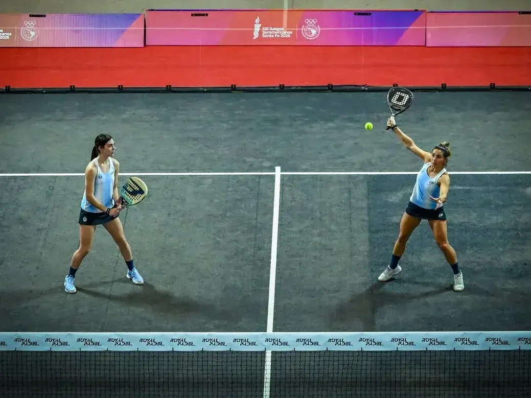 Vilchez y Mosca van por las semis de pádel en el Invencible Rafaela a partir de las 11 hs. Foto:Prensa Juegos Suramericanos