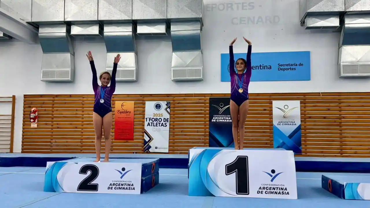 Carola Giunti campeona nacional e Indiana Pailhe subcampeona