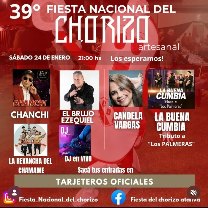 flyer fiesta del chorizo artesanal