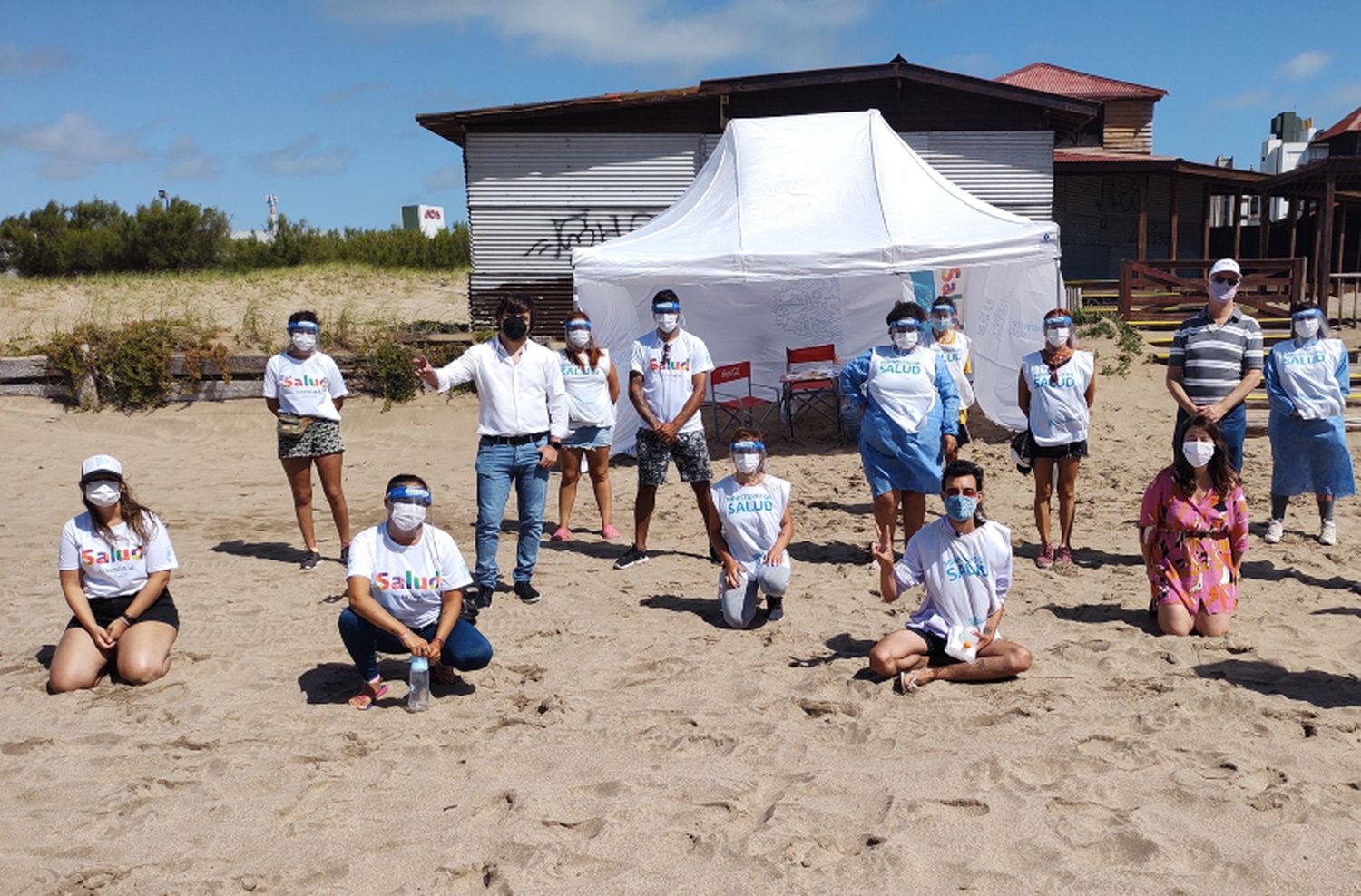 Instalan postas sanitarias para testear a asintomáticos en Mar del Plata y Gesell