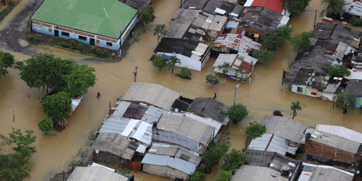 ¡ALERTA ROJA! Unos 100 municipios colombianos están en riesgo de inundaciones y deslizamientos