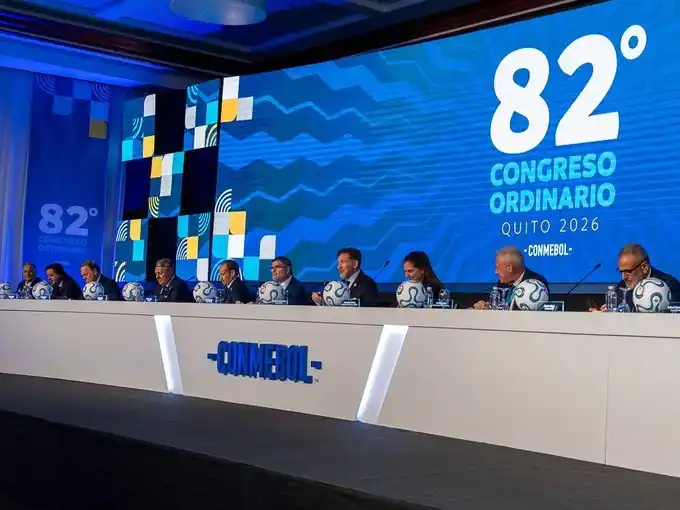 Se realizó en Quito el 82° Congreso de la CONMEBOL. Foto: @CONMEBOL