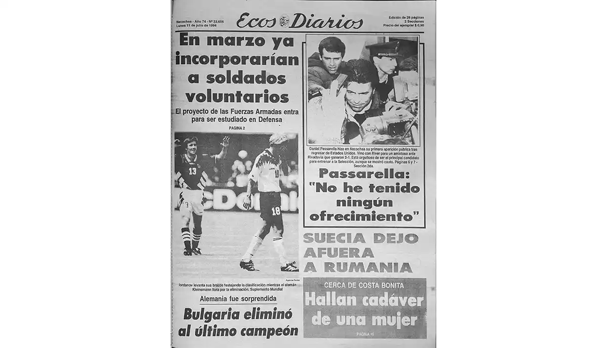 Lunes 11 de julio 1994