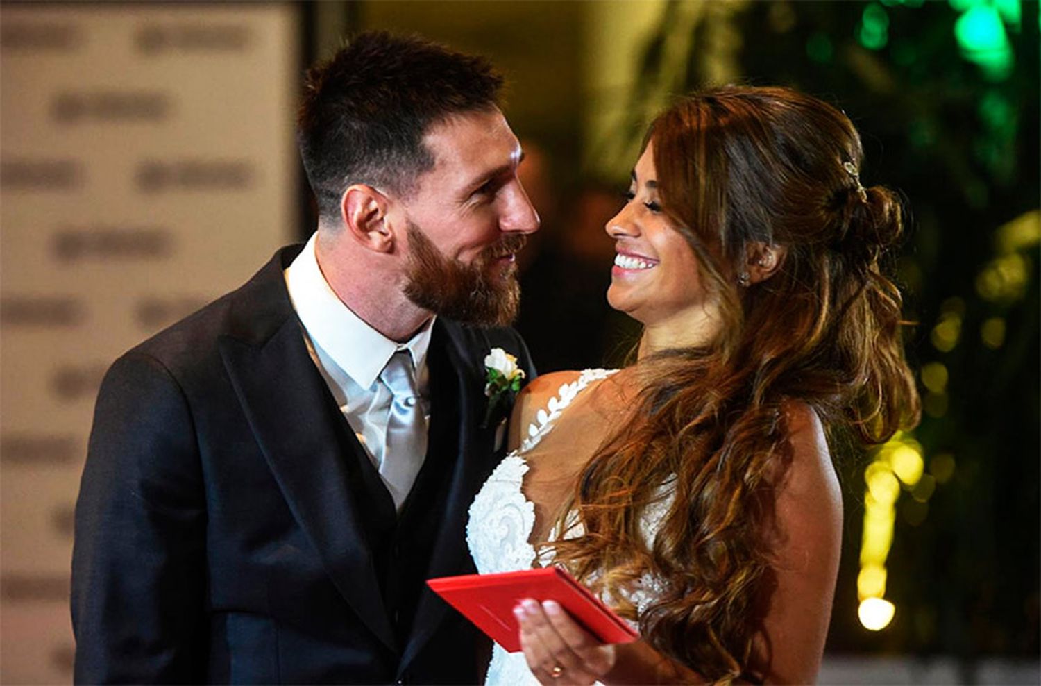 La romántica dedicatoria de Antonela Roccuzzo a Messi a tres años de su casamiento