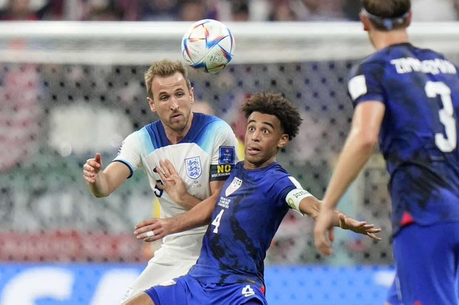 Inglaterra y Estados Unidos empataron sin goles