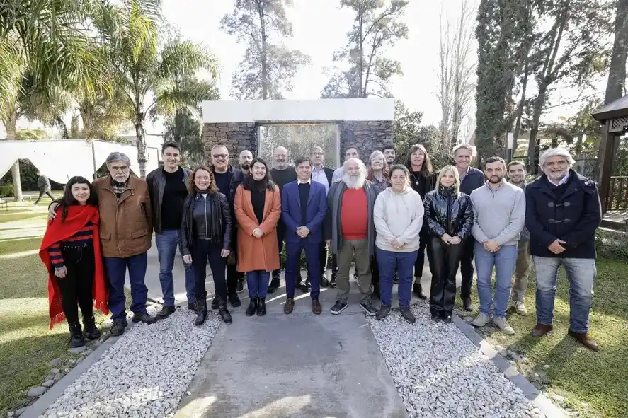 El encuentro celebrado el 16 de julio con referentes del Movimiento Evita.