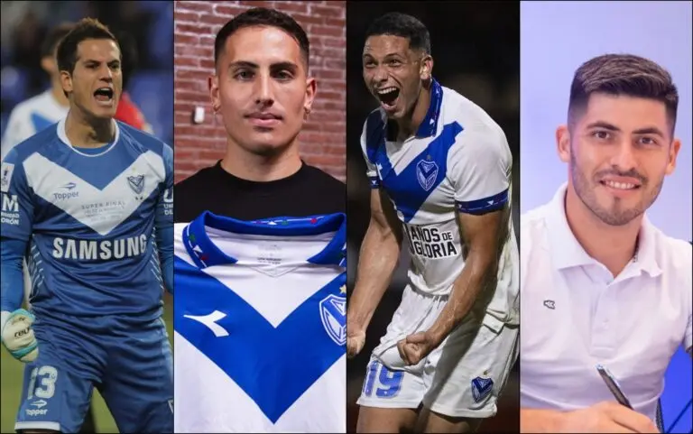 Sebastián Sosa, Abel Osorio, José Florentín y Braian Cufré
