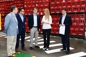 Giorgi destacó la inversión de Coca Cola en su planta de La Matanza