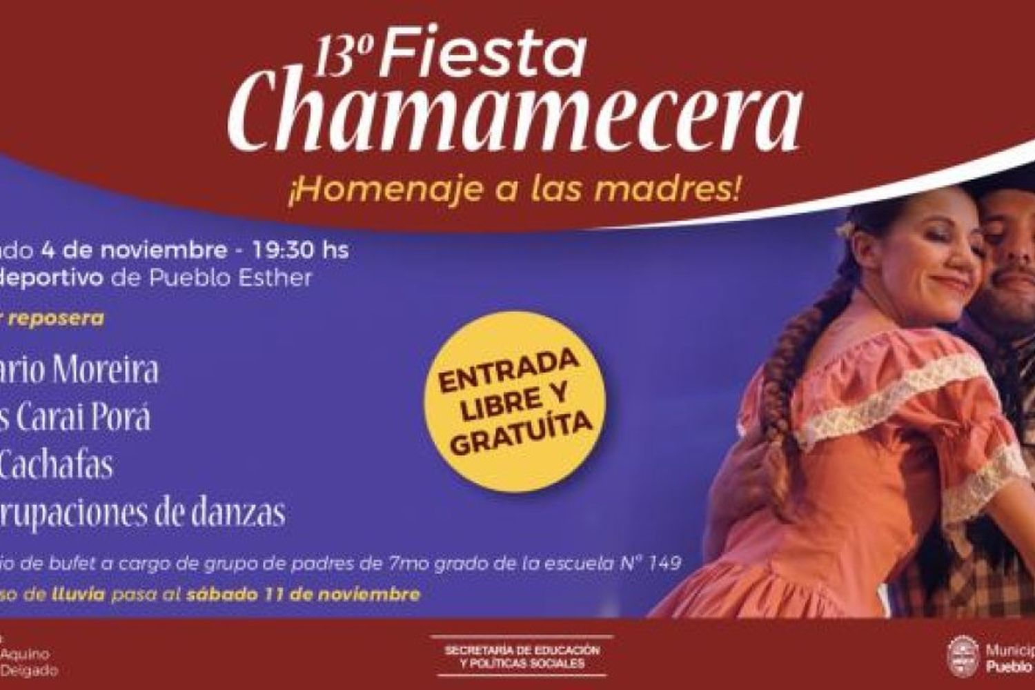 13° Fiesta Chamamecera “Homenaje a las Madres”