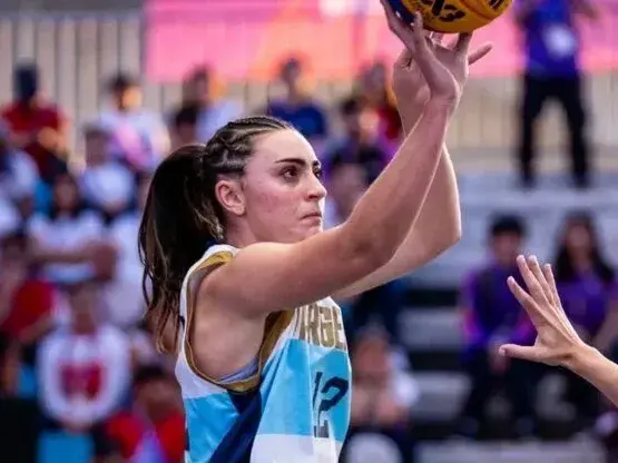 Delfi Gentinetta convocada a la Selección Argentina de básquet 3 x 3. Foto: CAB
