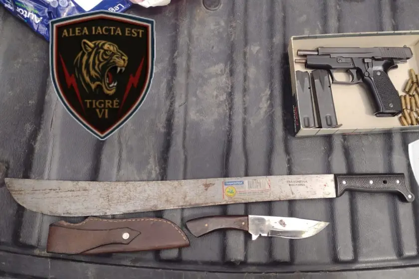 Agredió a un hombre con una cuchilla en zona oeste y fue detenido