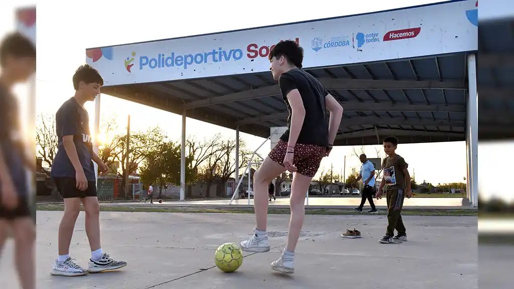 Barrio Parque: lo que antes fue un baldío hoy es un polideportivo social