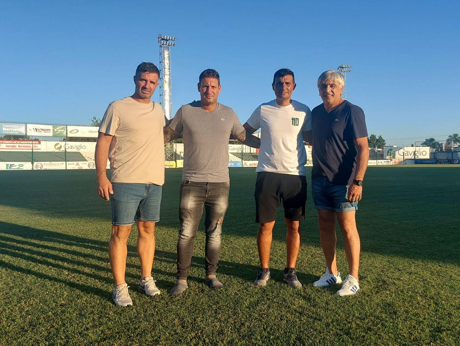 Rodrigo Franceschi, Juan Pablo Francia, Rodrigo Chavez y Luis Mansilla.