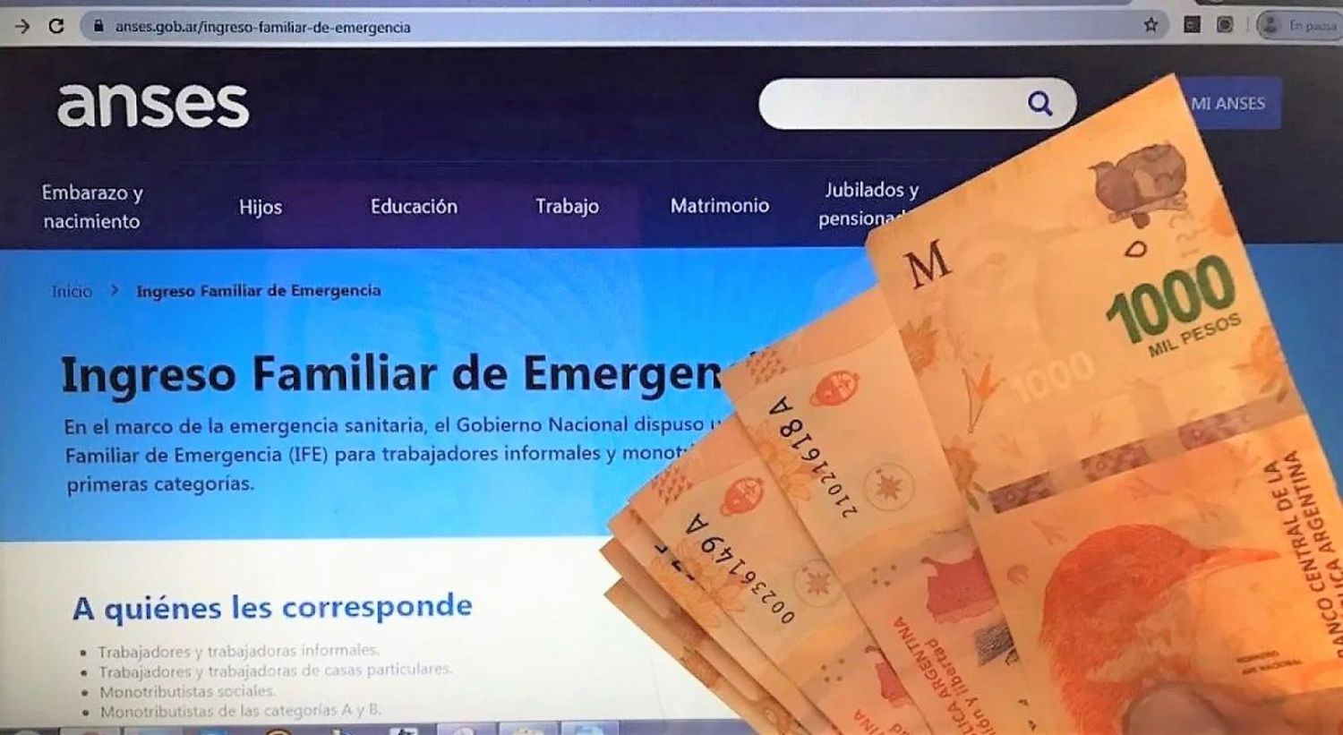 El IFE tendría nuevo monto y nombre: qué pasa con el bono para jubilados