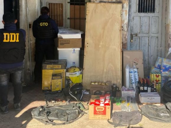 Río Tala: allanaron un "aguantadero" y secuestraron elementos robados