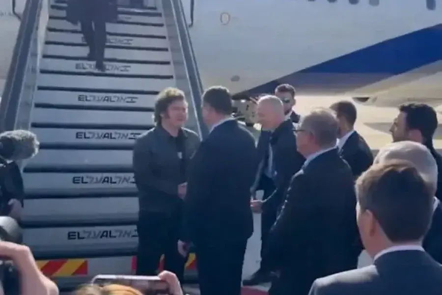 Milei llegó a Israel y anunció que mudará la embajada argentina a Jerusalén