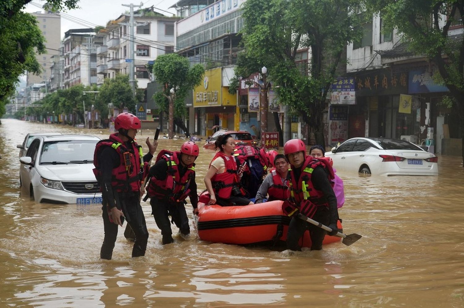 Inundaciones en China