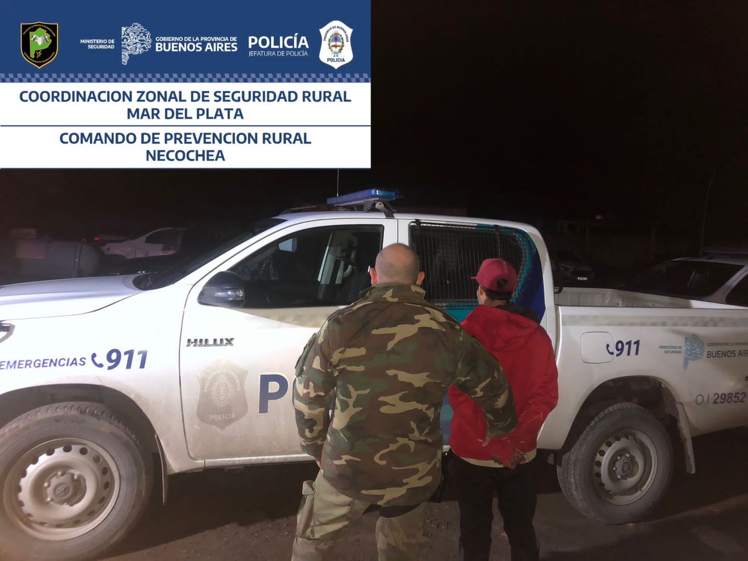 Secuestro de una camioneta Ford Ranger