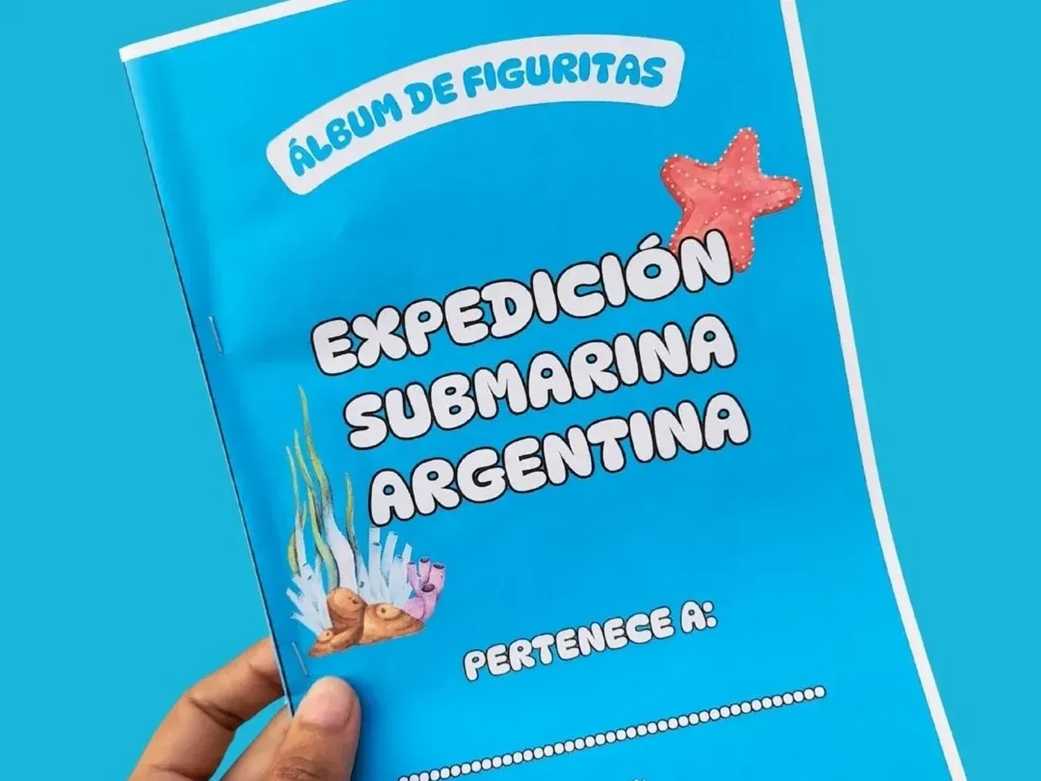 Sigue el furor: lanzaron el álbum de figuritas de la expedición submarina del Conicet