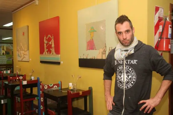 Serie de canciones pintadas del artista Mariano Oholeguy